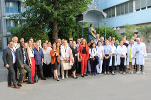 Teilnehmer*innen des GDHP Site-Visits  am 19. Juni im Krankenhaus der Barmherzigen Brüder Wien