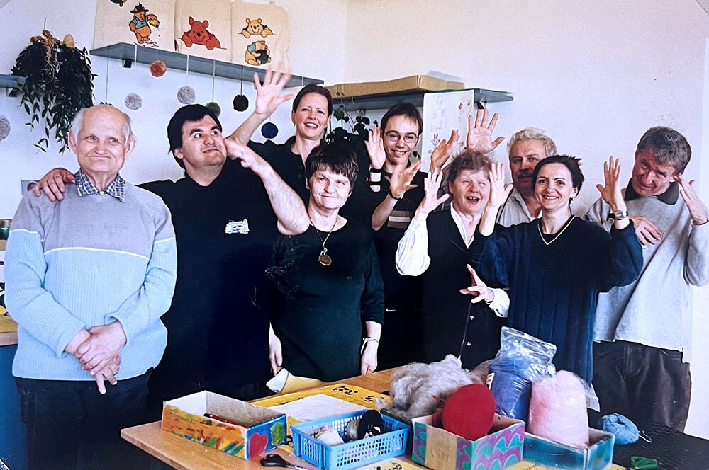 Das Bild zeigt die Therapiewerkstätte Effata vor dem Neubau